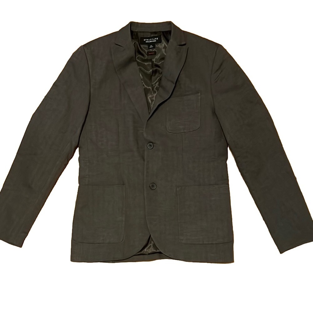 Men’s Grey Structure Collection Small/Slim Blazer